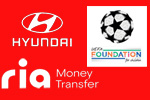 UCL Ball&Foundation & Hyundri Sponsor& Ria Money Transfer Sponsor
